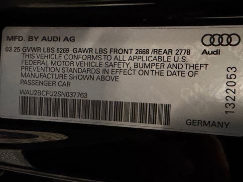 Certified 2025 Audi A5 2.0T Premium Plus w/ Premium Plus AWD/4WD image 20