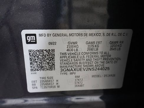 Used 2022 Chevrolet Equinox LT AWD/4WD image 50