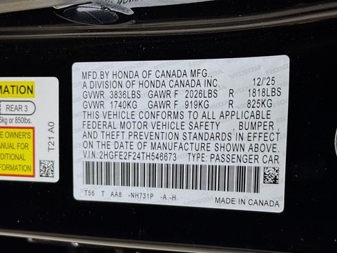 New 2026 Honda Civic LX image 36