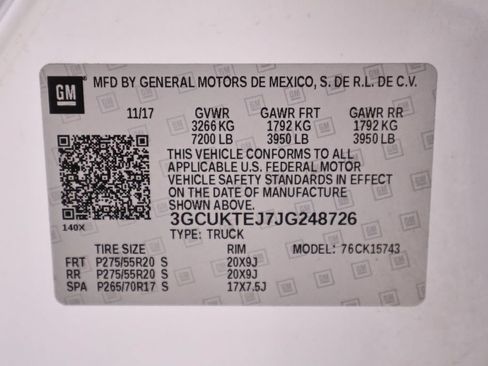 Used 2018 Chevrolet Silverado 1500 High Country AWD/4WD image 45