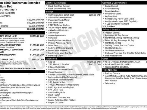 Used 2022 RAM 1500 Tradesman w/ Trailer Tow Group AWD/4WD image 24