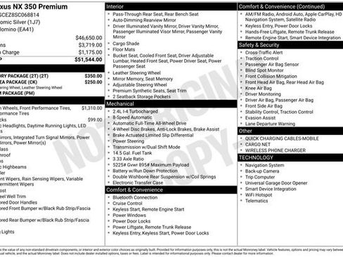 Used 2025 Lexus NX 350 AWD w/ Accessory Package (2T) image 20