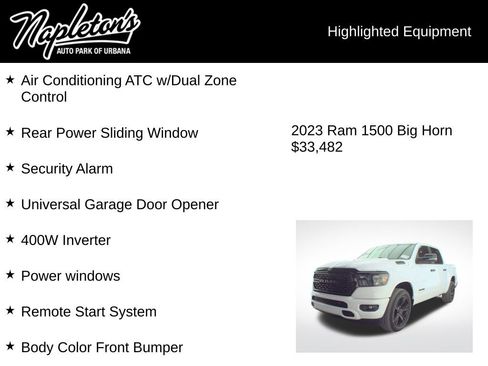 Used 2023 RAM 1500 Big Horn image 7