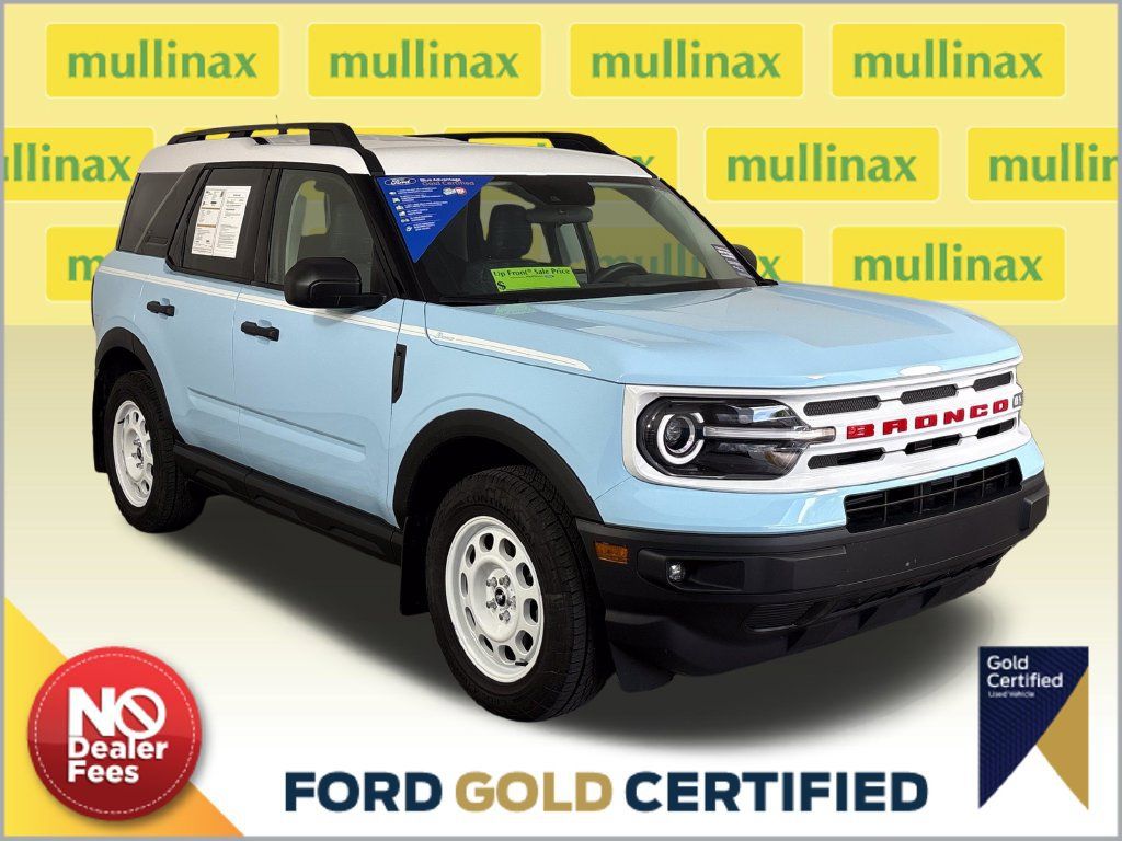 Certified 2023 Ford Bronco Sport Heritage w/ Heritage Convenience Package AWD/4WD 360° Tour