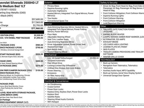 New 2026 Chevrolet Silverado 3500 LT w/ All Star Edition AWD/4WD image 6