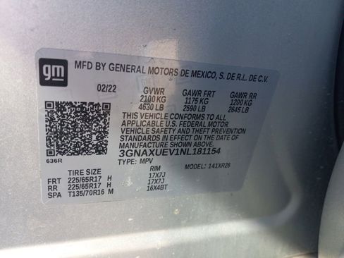 Used 2022 Chevrolet Equinox LT image 39