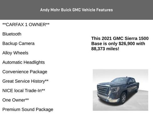 Used 2021 GMC Sierra 1500 4x4 Crew Cab w/ Sierra Value Package image 4