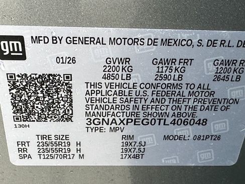 New 2026 Chevrolet Equinox LT w/ Convenience Package II image 24