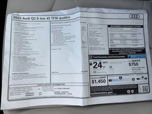 Used 2022 Audi Q3 2.0T Premium w/ Convenience Package image 24