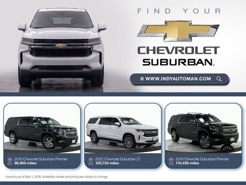 Used 2018 Chevrolet Suburban Premier AWD/4WD image 18