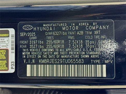 New 2026 Hyundai Palisade XRT Pro image 51