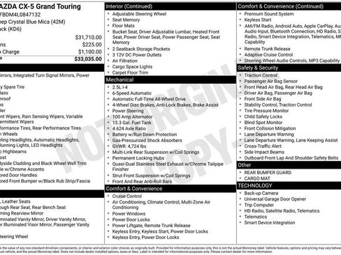 Used 2020 MAZDA CX-5 Grand Touring image 6