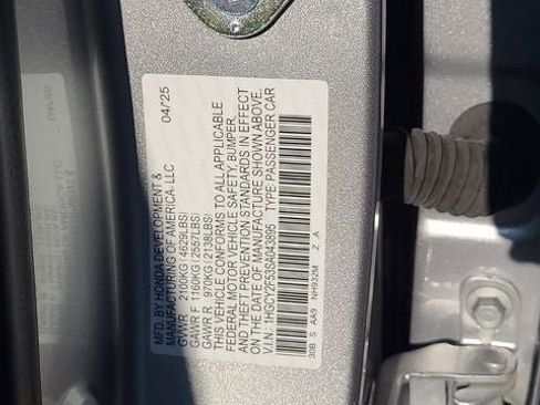 Certified 2025 Honda Accord Sport image 36