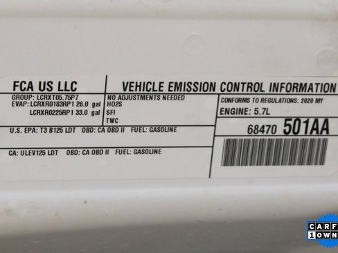 Used 2020 RAM 1500 Lone Star image 48