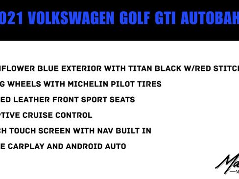 Used 2021 Volkswagen GTI Autobahn FWD image 2