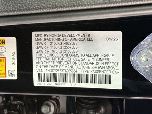 New 2026 Honda Accord Sport image 21