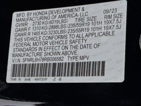 Certified 2024 Honda Odyssey Sport image 33