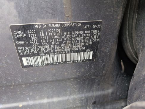 Used 2022 Subaru Ascent Touring image 38