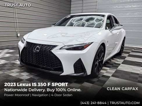 Used 2023 Lexus IS 350 F Sport w/ Memory Package RWD image 1