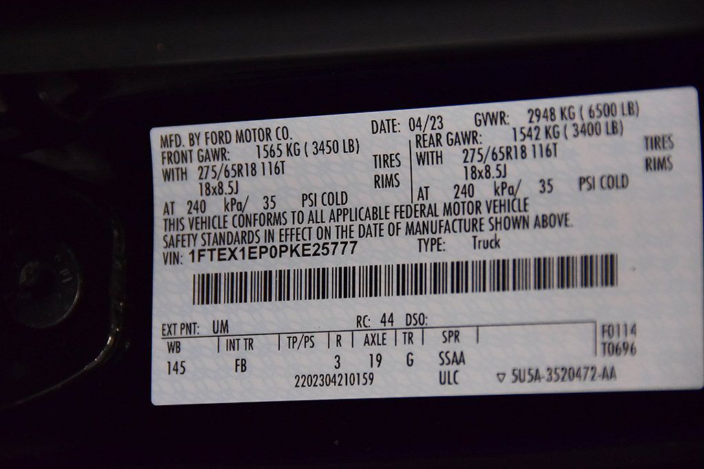 Used 2023 Ford F150 XLT w/ Equipment Group 302A High AWD/4WD image 18