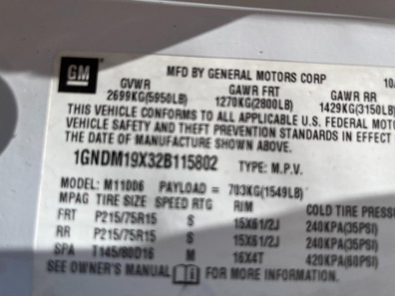 Used 2002 Chevrolet Astro RWD image 13