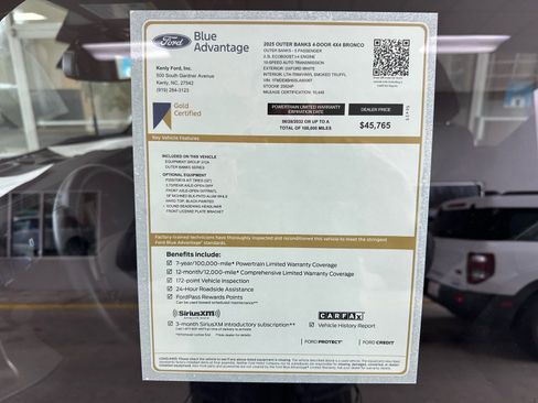 Certified 2025 Ford Bronco Outer Banks image 5