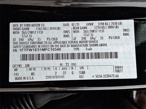 Used 2021 Ford F150 XLT w/ Equipment Group 301A Mid image 28