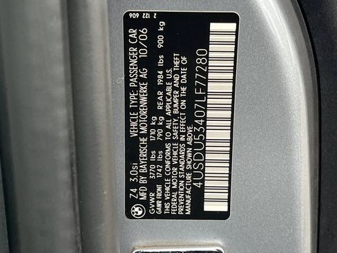 Used 2007 BMW Z4 3.0si image 8