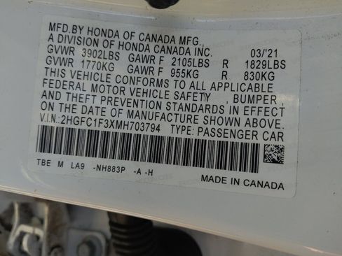 Used 2021 Honda Civic EX image 33