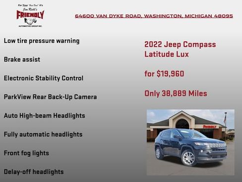 Used 2022 Jeep Compass Latitude image 20
