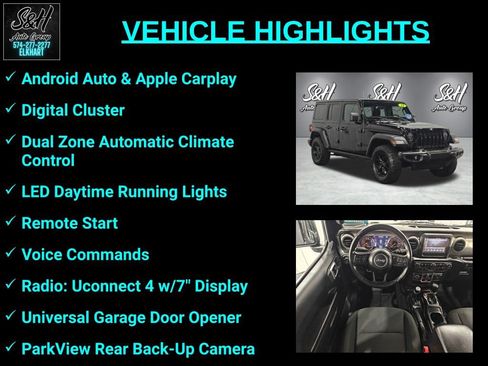 Used 2021 Jeep Wrangler Unlimited Sport AWD/4WD image 3