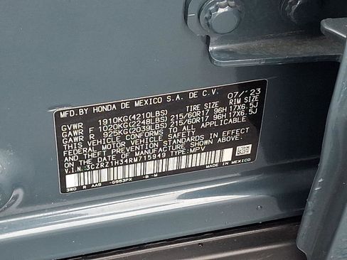 Certified 2024 Honda HR-V LX image 27