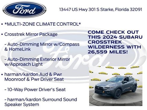 Used 2024 Subaru Crosstrek 2.5i Wilderness w/ Crosstrek Mirror Package AWD/4WD image 15