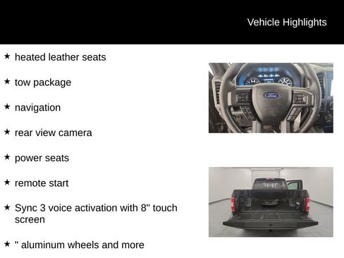 Used 2019 Ford F150 XLT w/ Equipment Group 302A Luxury AWD/4WD image 10