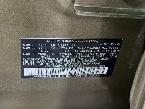 Used 2021 Subaru Outback Limited AWD/4WD image 40