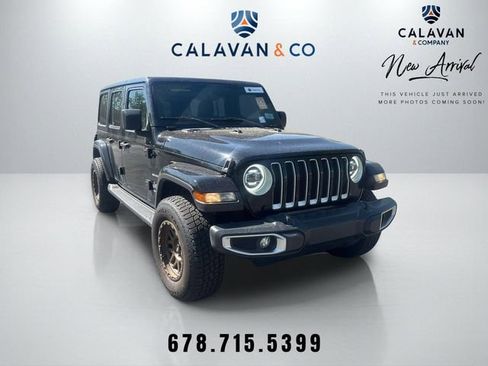 Used 2020 Jeep Wrangler Unlimited Sahara AWD/4WD image 1