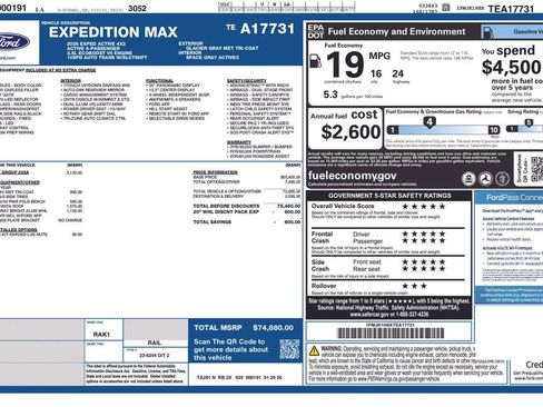 New 2026 Ford Expedition Max Active RWD image 4