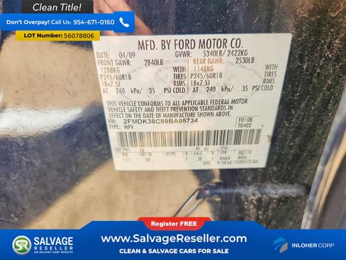 Used 2009 Ford Edge SEL FWD image 16