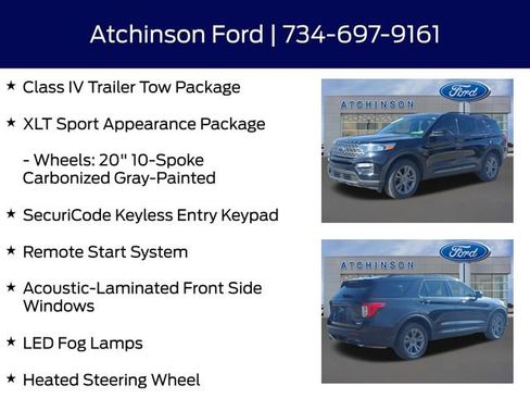Certified 2022 Ford Explorer XLT w/ Equipment Group 202A AWD/4WD image 17