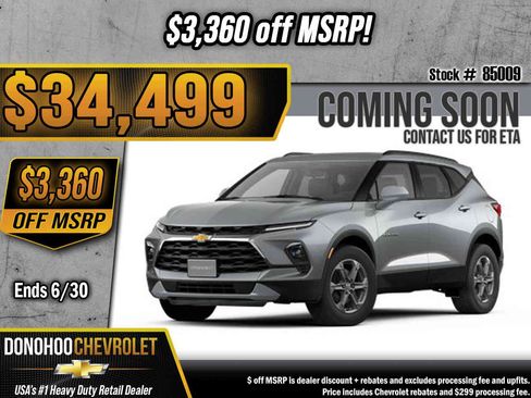 New 2026 Chevrolet Blazer LT w/ Convenience Package FWD image 1