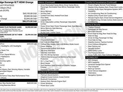 Used 2023 Dodge Durango R/T w/ Hemi Orange Plus Package