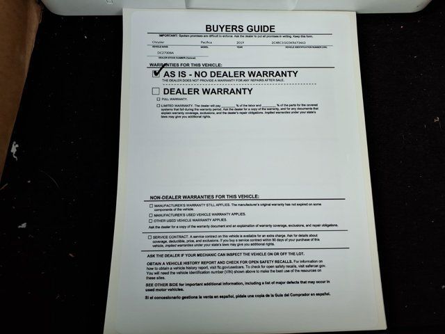 Used 2019 Chrysler Pacifica Limited FWD image 35
