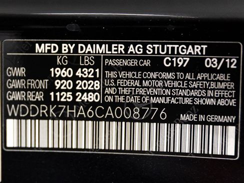 Used 2012 Mercedes-Benz SLS AMG Roadster image 26