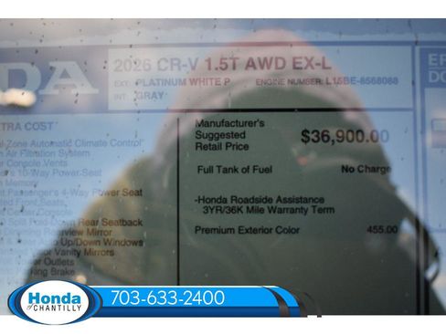 New 2026 Honda CR-V EX-L image 37