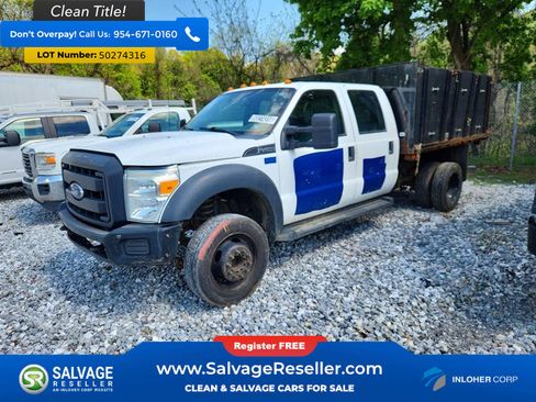Used 2016 Ford F450 XL w/ Snow Plow Prep Package RWD image 1