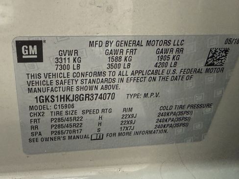 Used 2016 GMC Yukon XL Denali w/ Open Road Package image 37