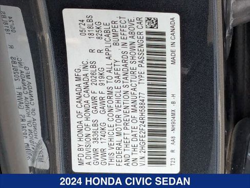 Used 2024 Honda Civic LX image 24