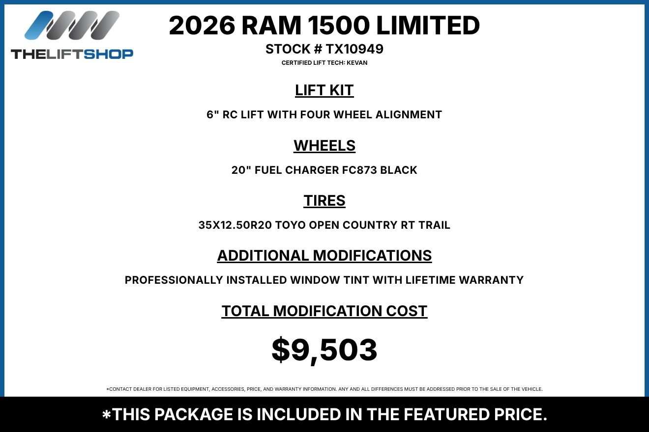 Used 2026 RAM 1500 Limited AWD/4WD image 2