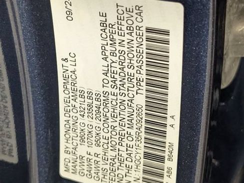 Used 2024 Honda Accord EX image 34