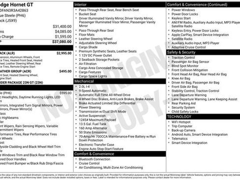 Used 2024 Dodge Hornet GT w/ Track Pack image 11